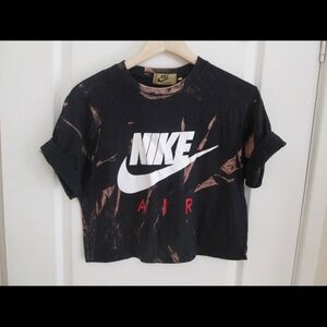 Acid wash NIKE crop top